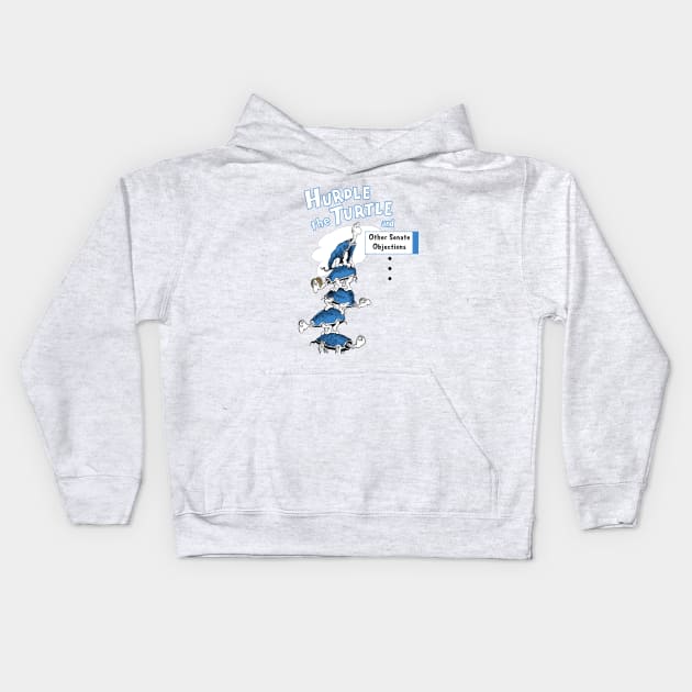 Hurdle the Turtle Kids Hoodie by mattlassen